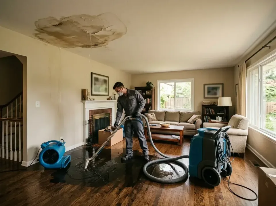 attic-pipe-burst-ceiling-drip-008 — frequently asked questions, Water Damage Restoration & Carpet Care in Eagle Point, OR